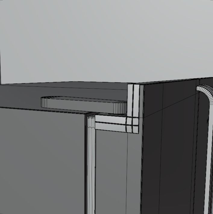 Brastemp Side by Side Refrigerator - White 3D model_10