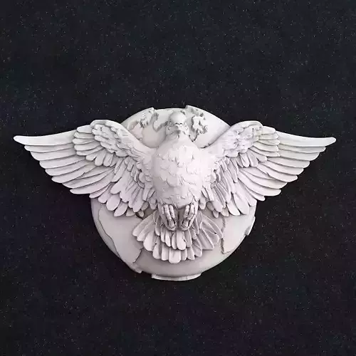 Jewelry pendant Dove of peace 2