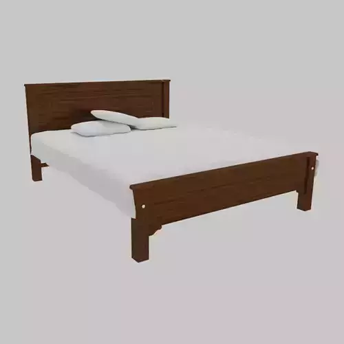 King Size Bed 3D Model 