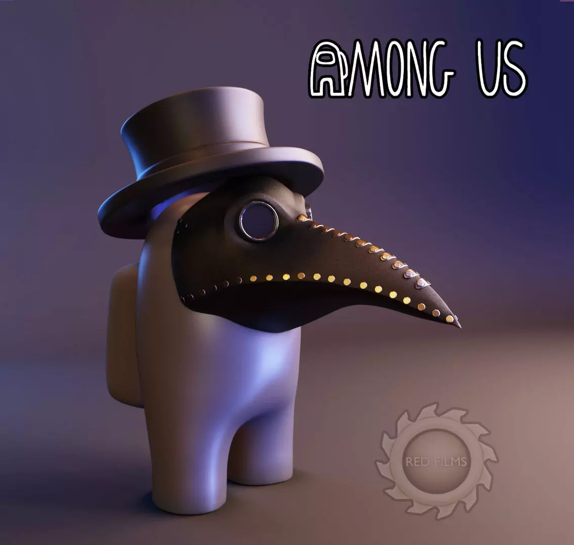 AMONG US DR PESTE 3D print model_0