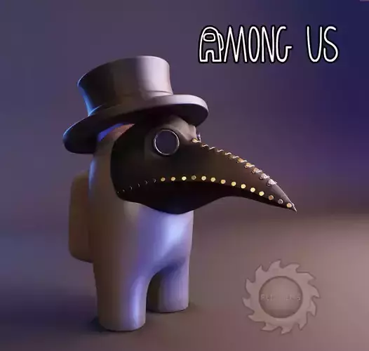 AMONG US DR PESTE 3D print model