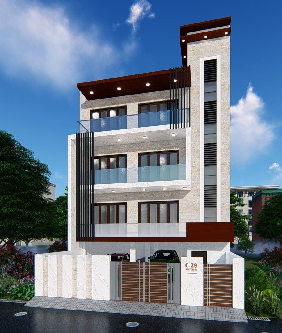 Modern Residence  3D model_1