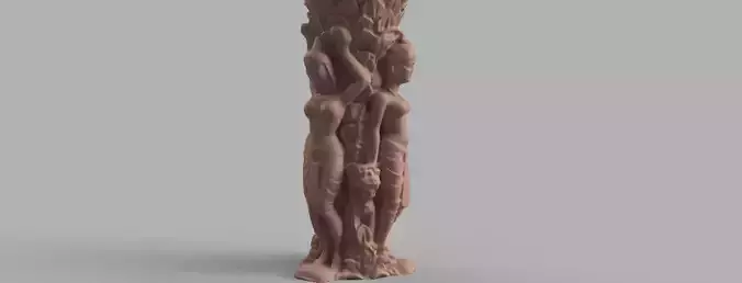 statue de pierre et porte stylo 2 modele