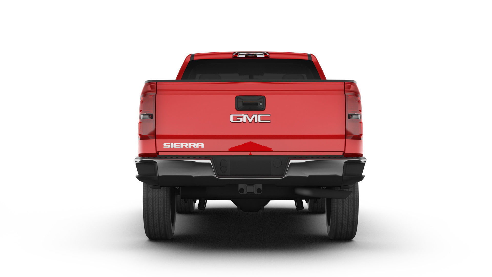 GMC Sierra 1500 reg pickup Low-poly 3D model_4