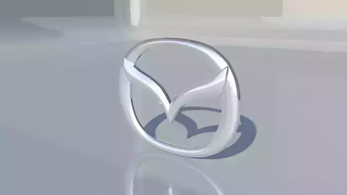 Mazda Emblem 3D Print Ready 3D print model