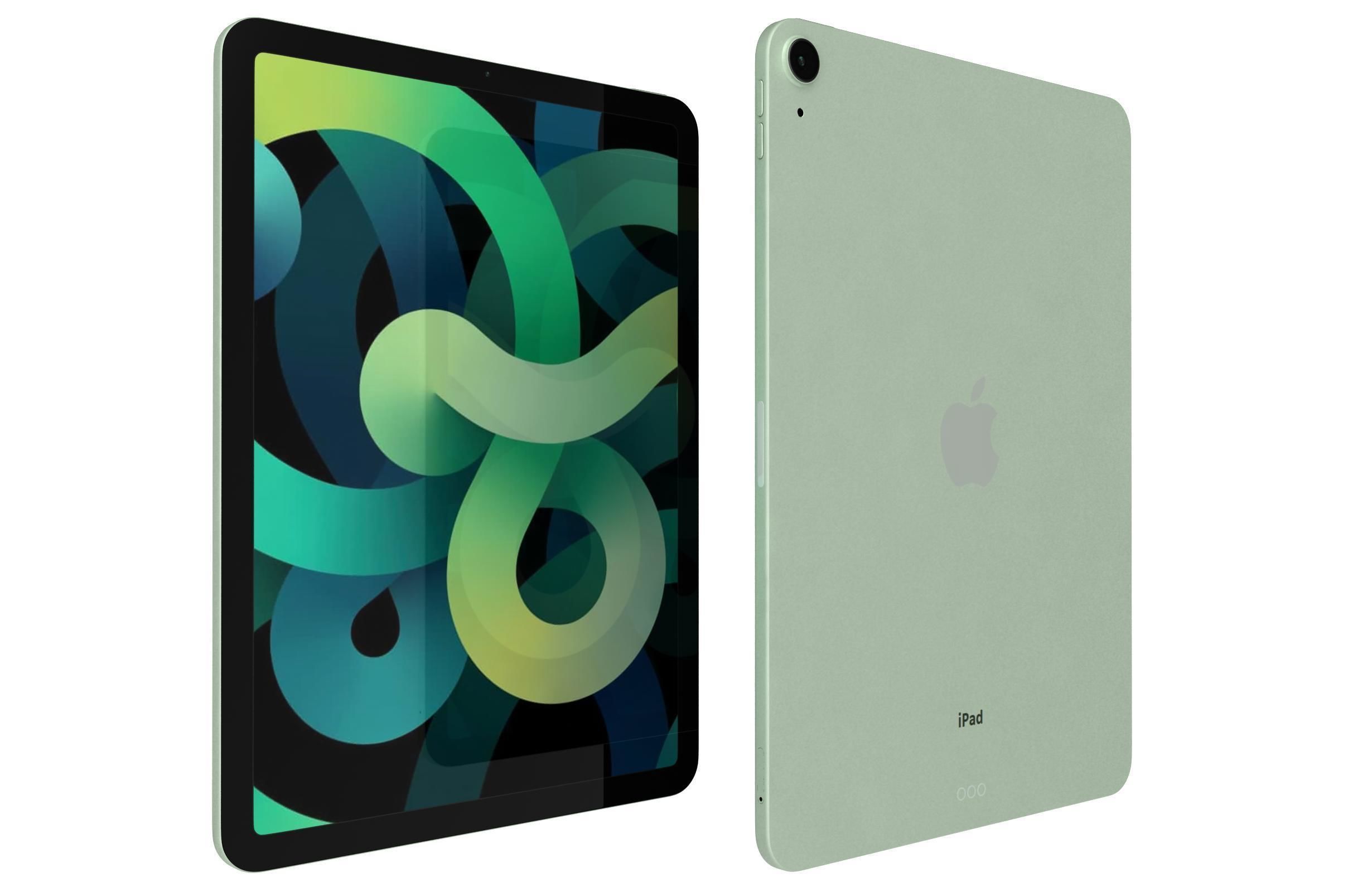 Apple iPad Air 4 2020 Green 3D model_7