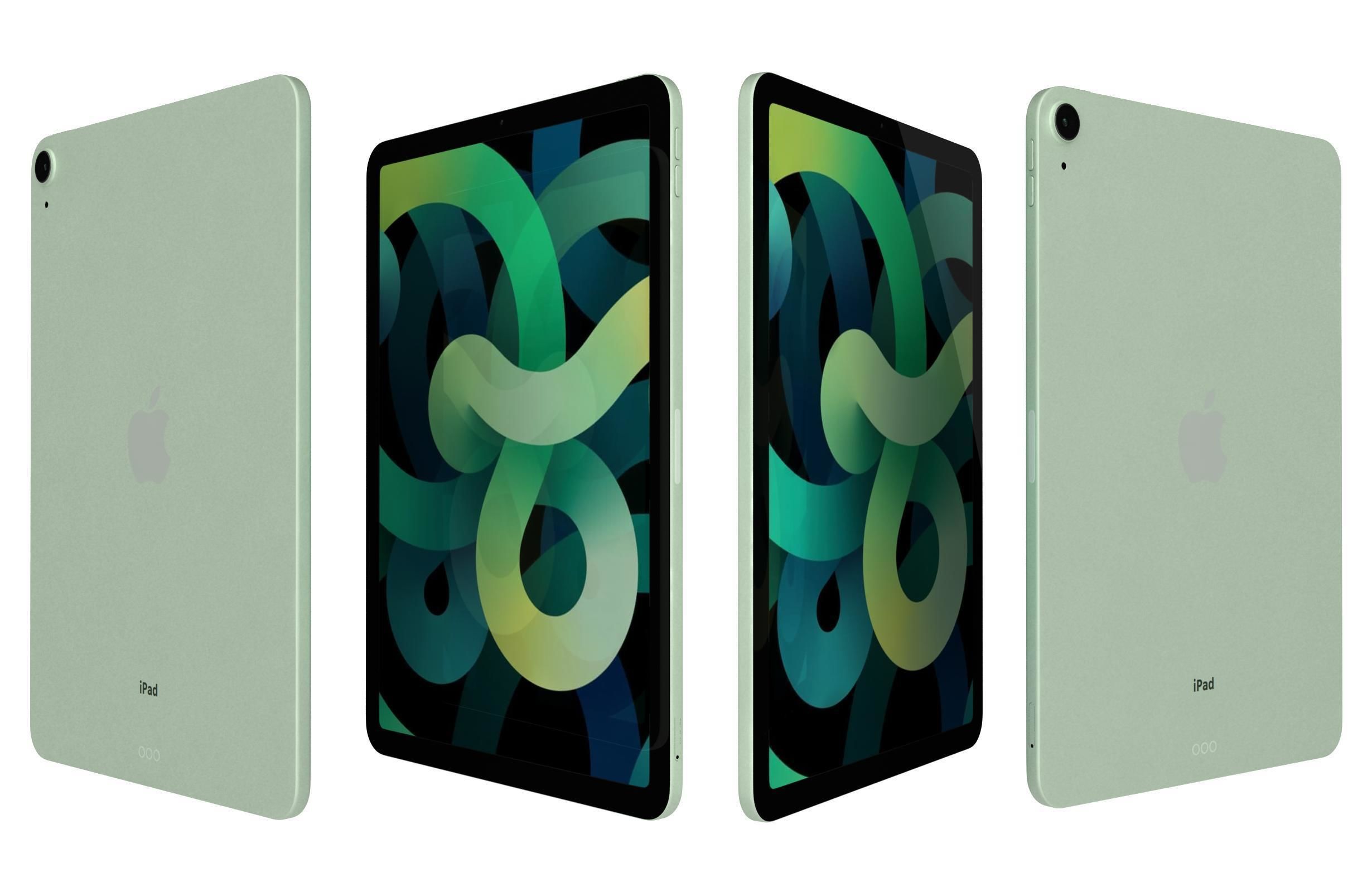 Apple iPad Air 4 2020 Green 3D model_3