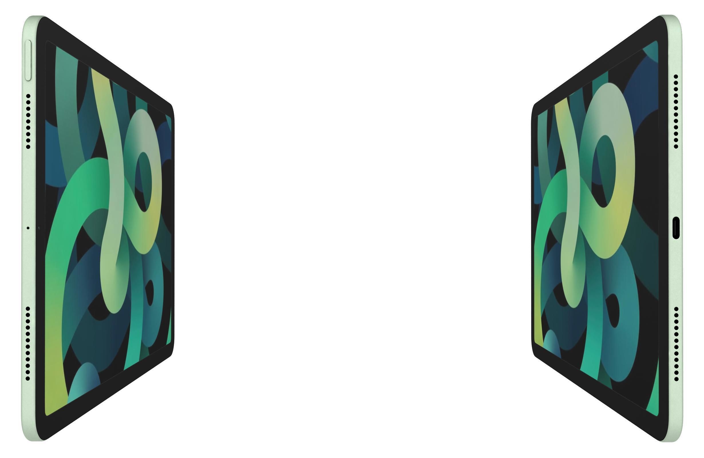 Apple iPad Air 4 2020 Green 3D model_8