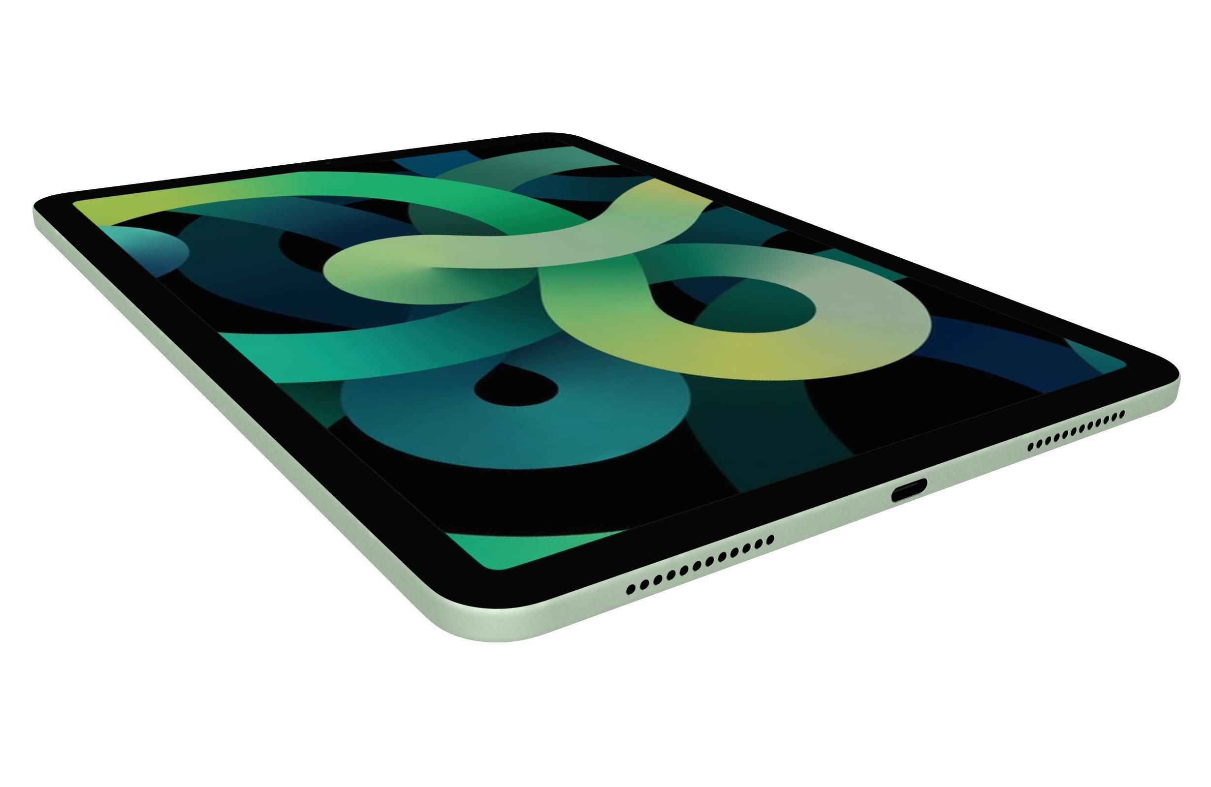 Apple iPad Air 4 2020 Green 3D model_12