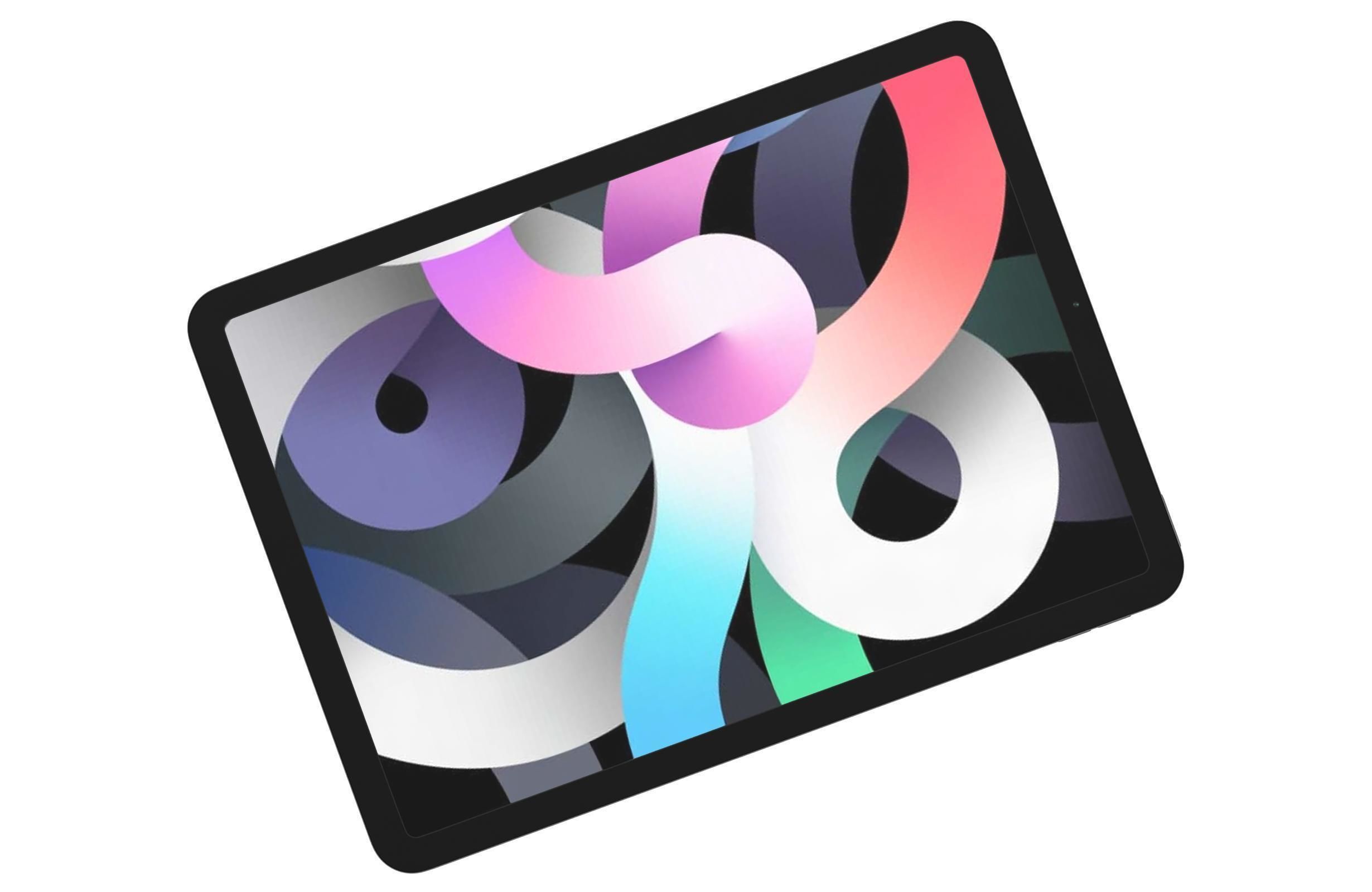 Apple iPad Air 4 2020 Space Gray 3D model_10