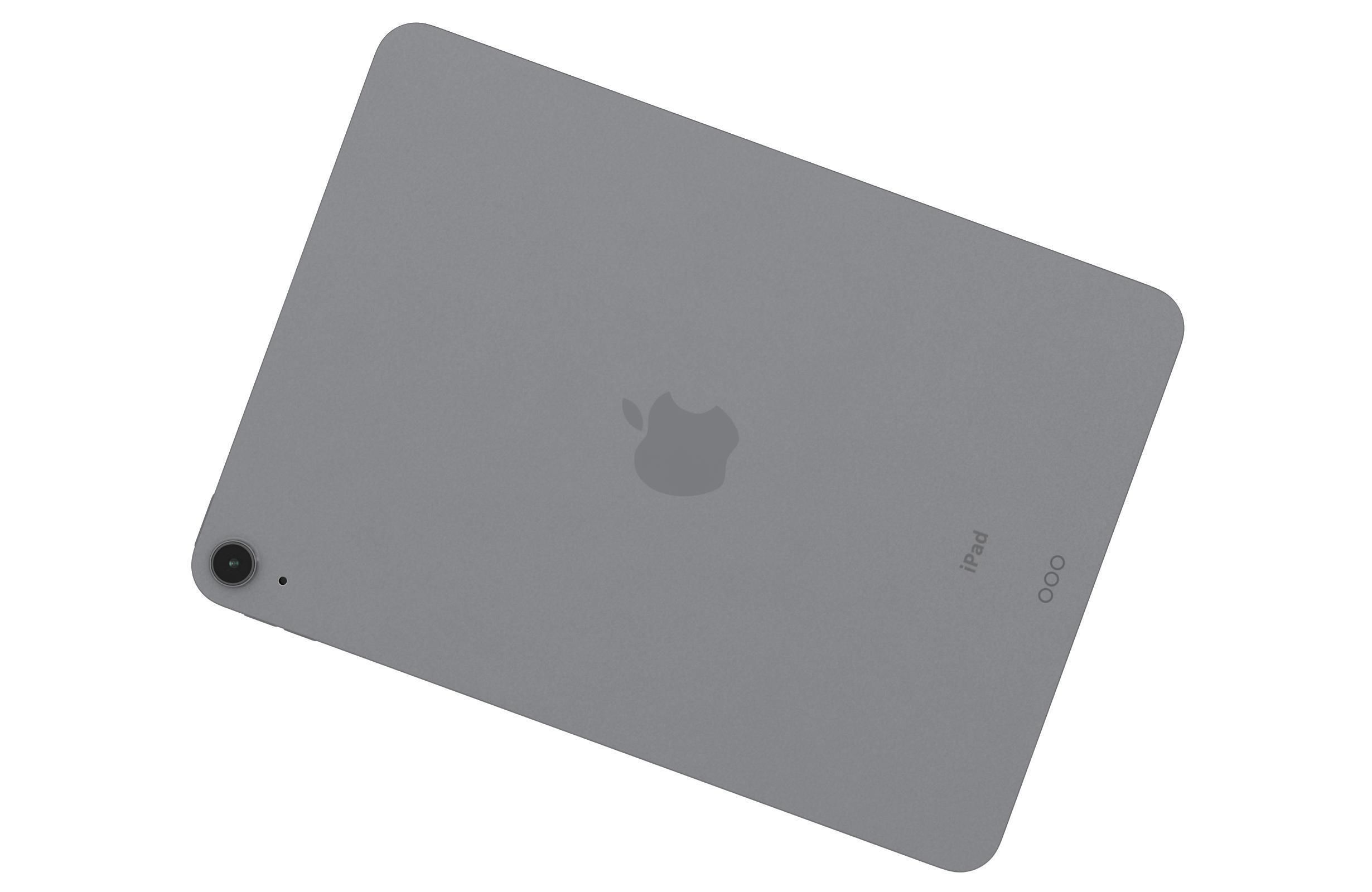 Apple iPad Air 4 2020 Space Gray 3D model_11