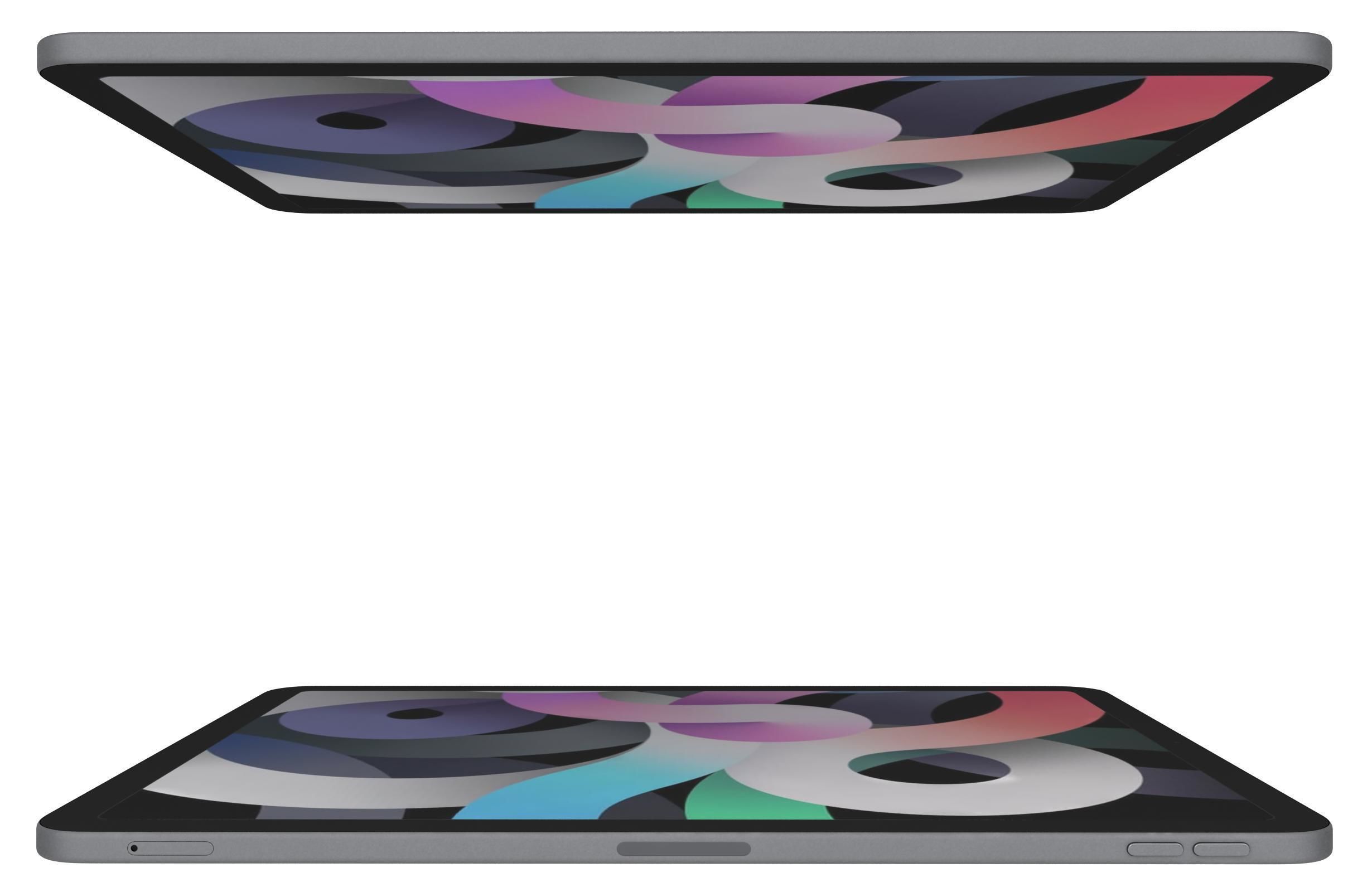 Apple iPad Air 4 2020 Space Gray 3D model_7