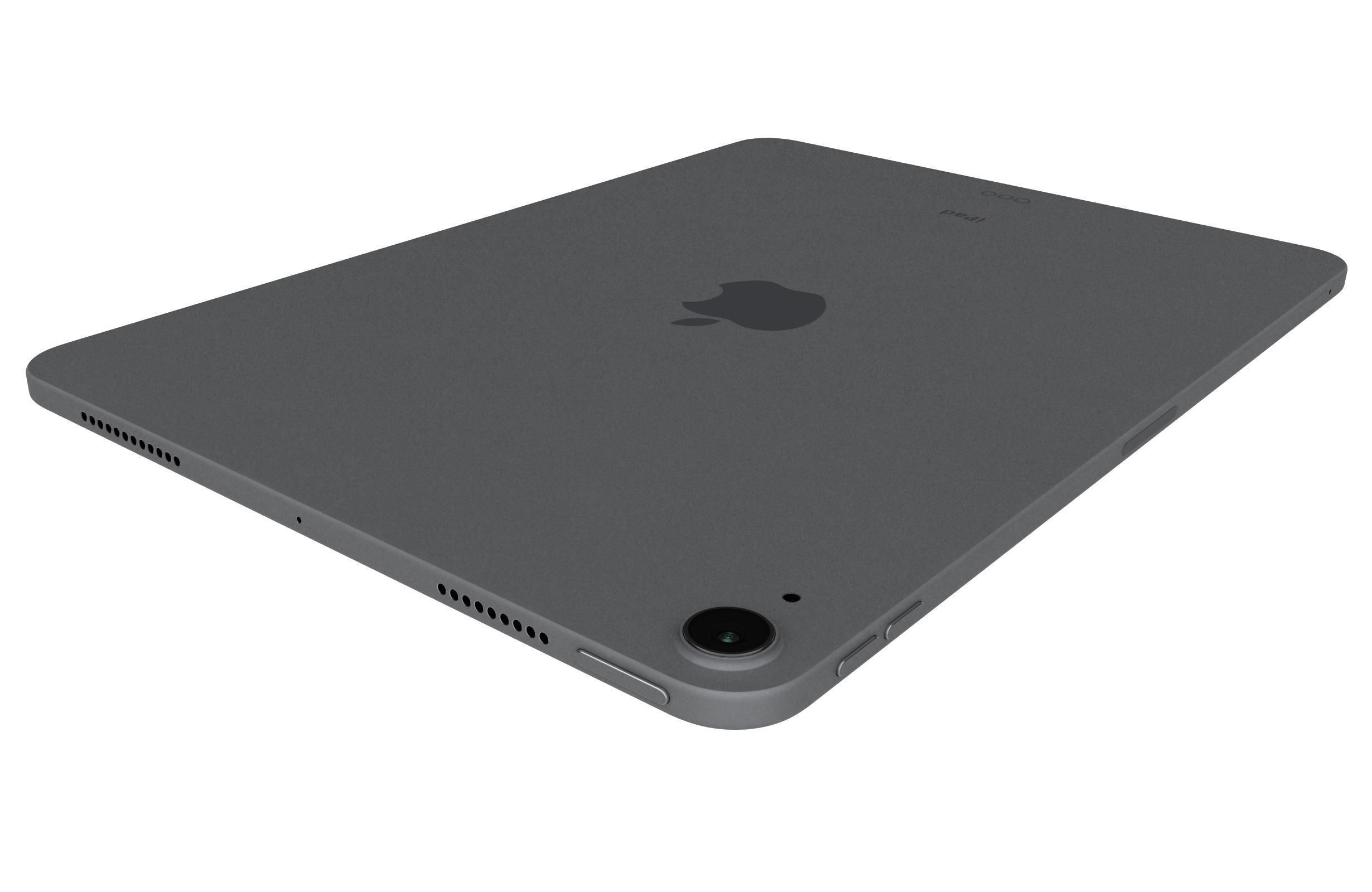 Apple iPad Air 4 2020 Space Gray 3D model_15