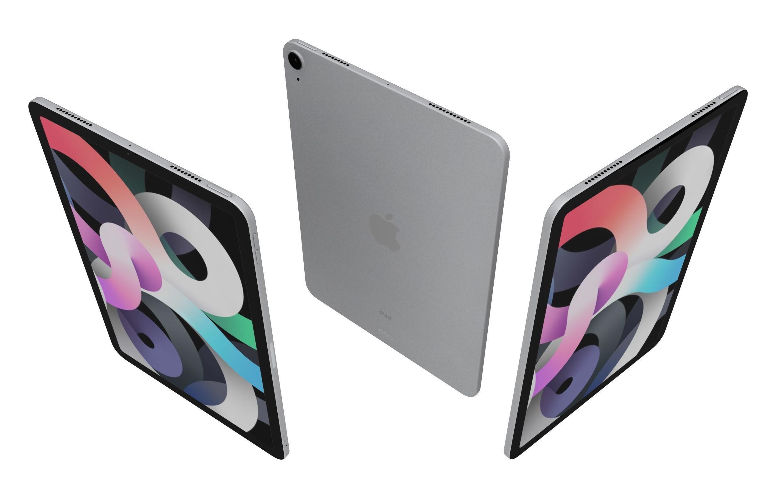Apple iPad Air 4 2020 All Colors 3D model_8