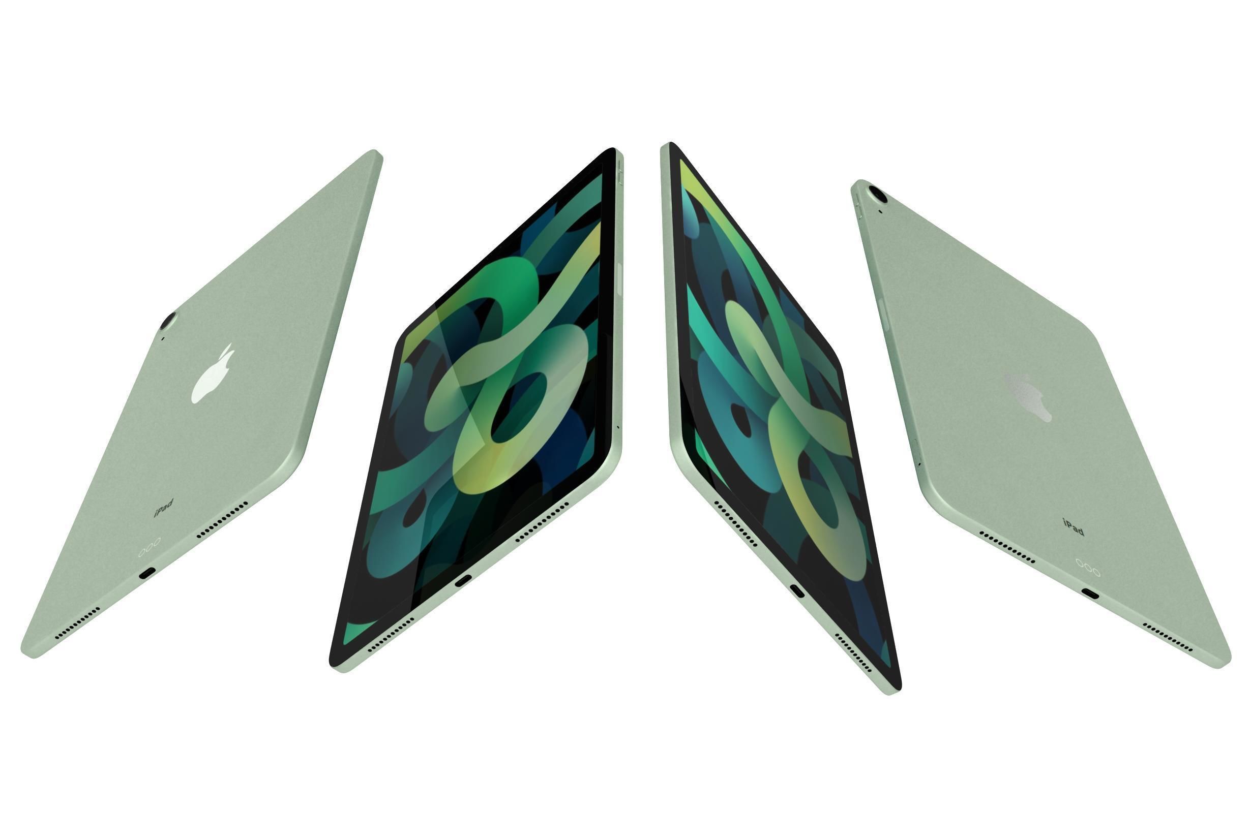 Apple iPad Air 4 2020 All Colors 3D model_27