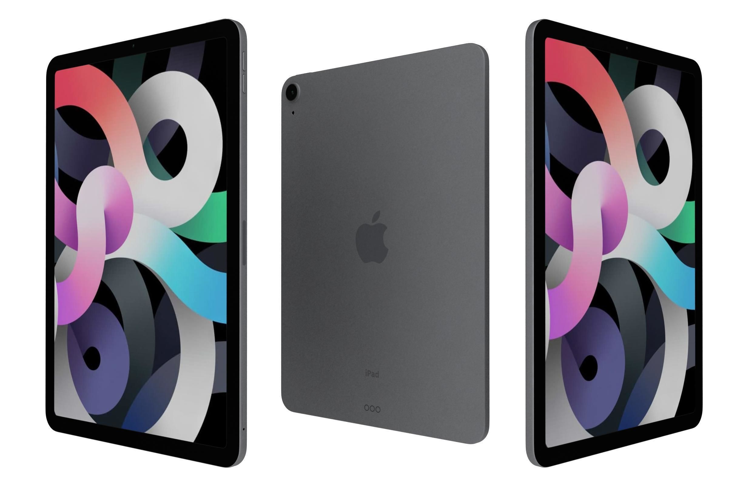 Apple iPad Air 4 2020 All Colors 3D model_23