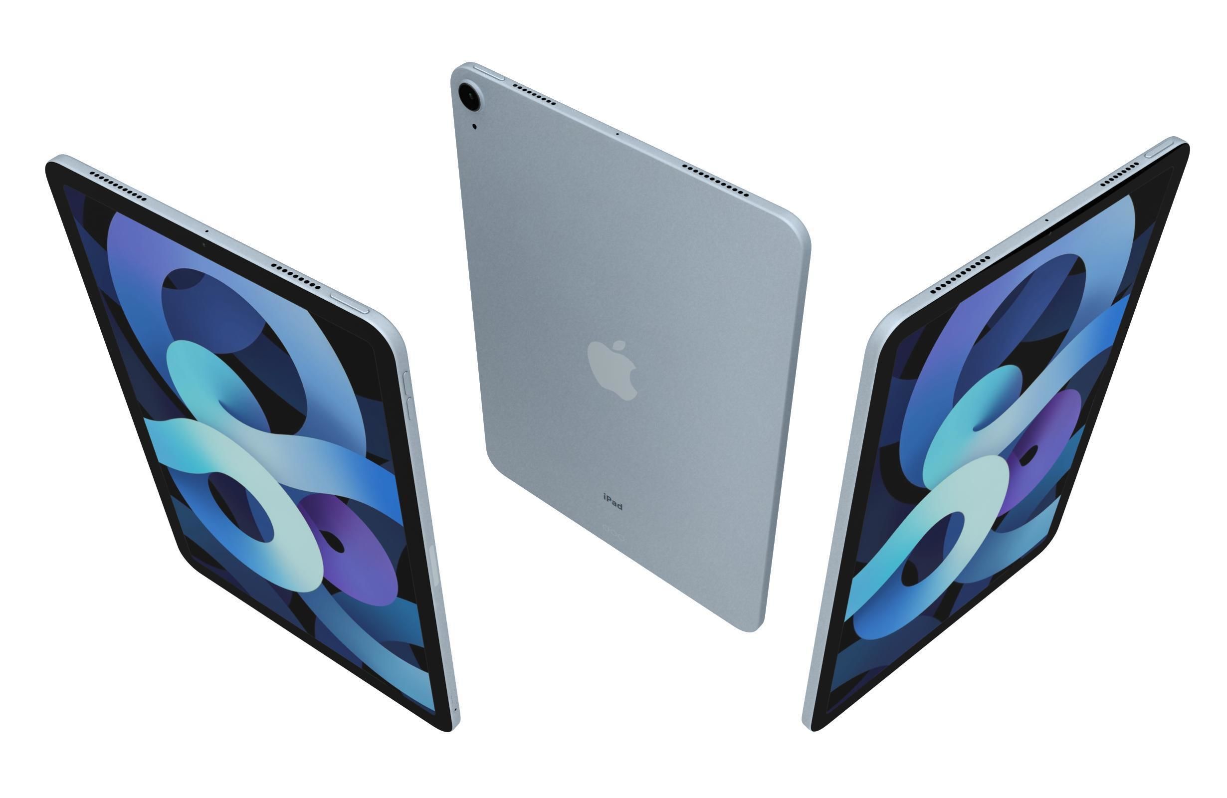 Apple iPad Air 4 2020 All Colors 3D model_26