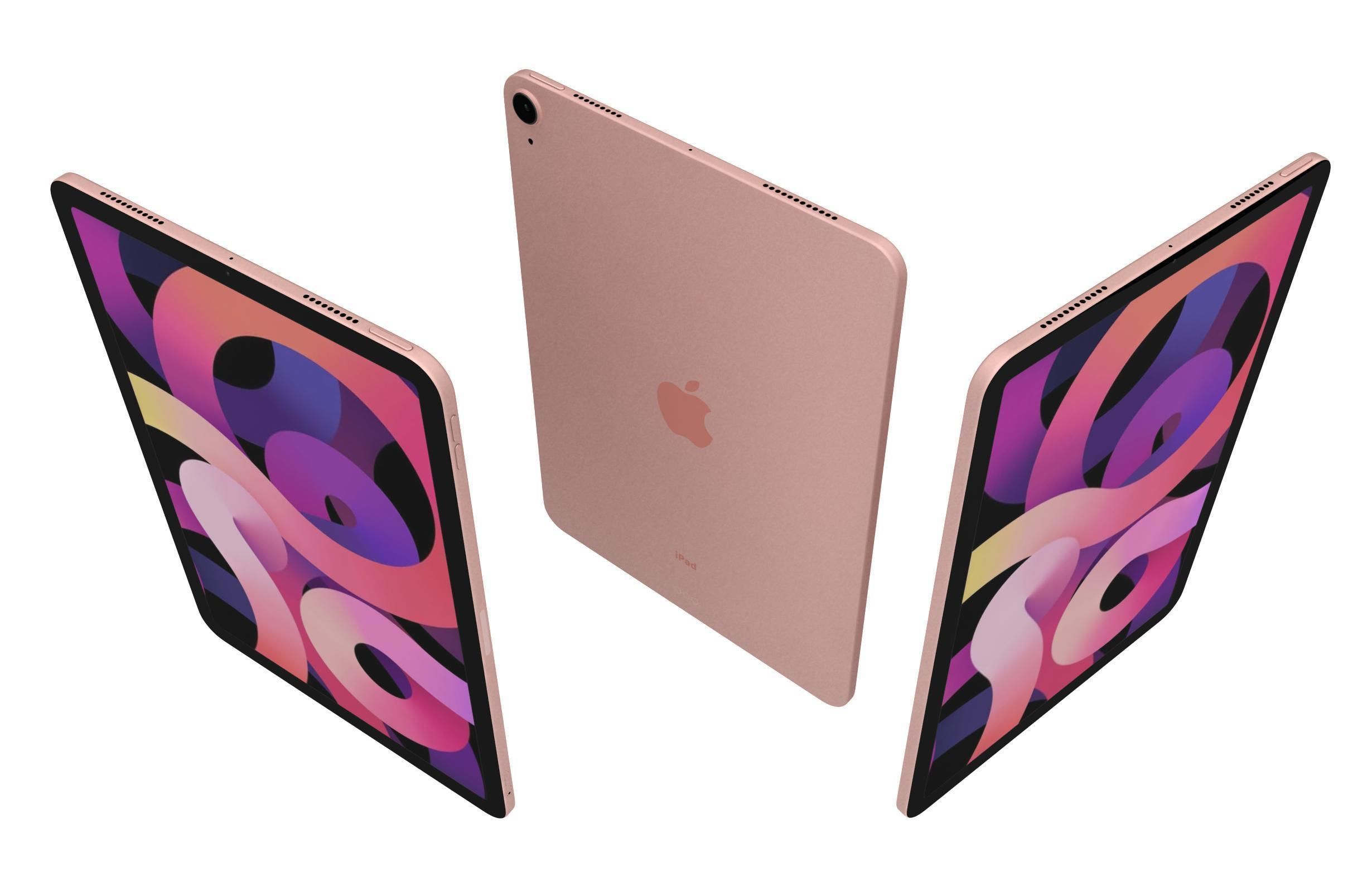 Apple iPad Air 4 2020 All Colors 3D model_1
