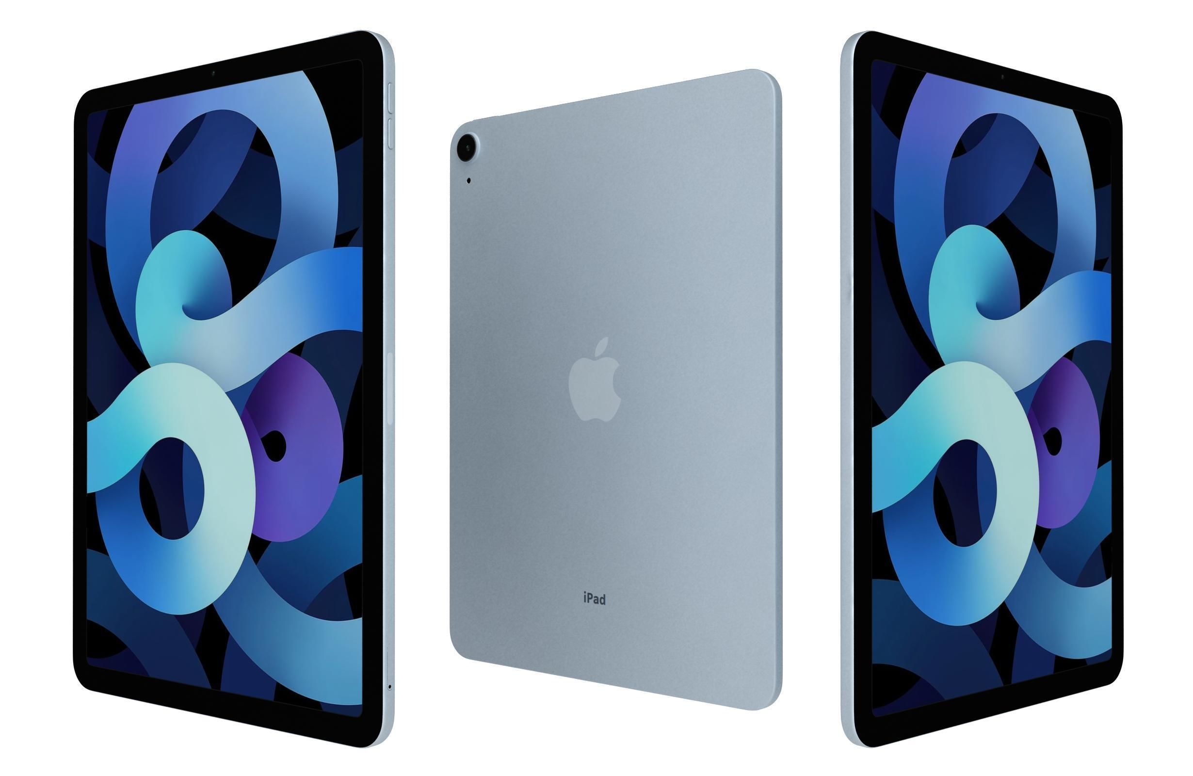 Apple iPad Air 4 2020 All Colors 3D model_24