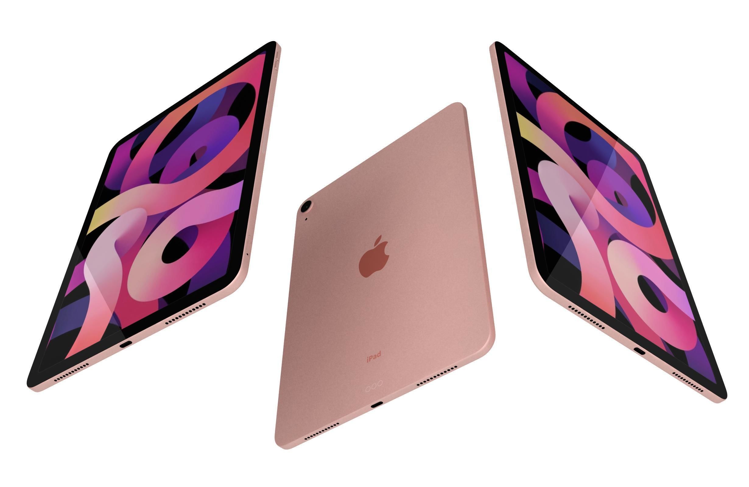 Apple iPad Air 4 2020 All Colors 3D model_4