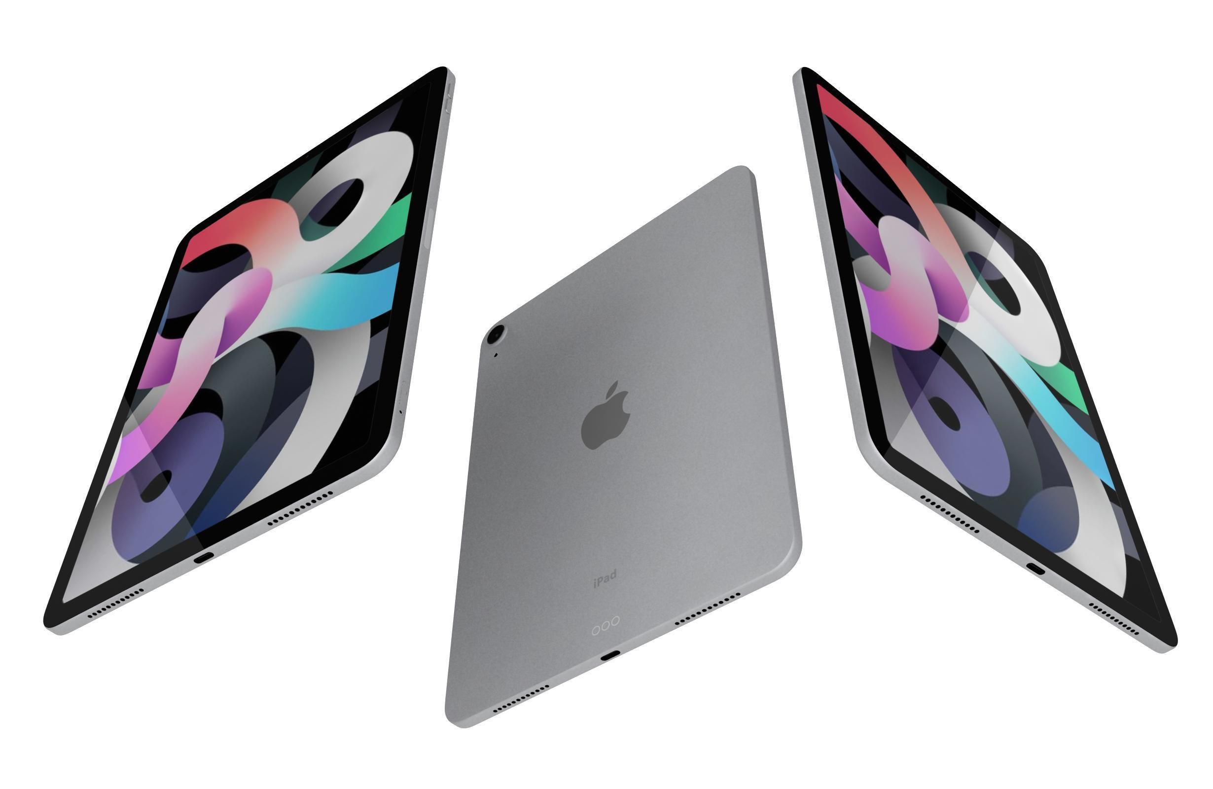 Apple iPad Air 4 2020 All Colors 3D model_14