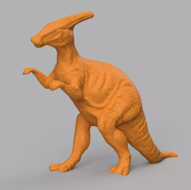 dinosaure a crete pic 3D print model_0