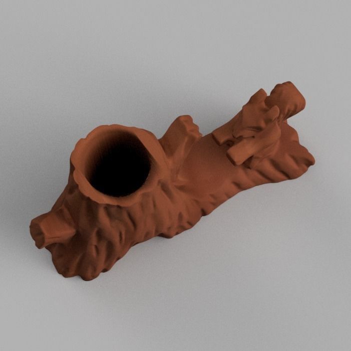 Ecureuil arbre porte stylo 3D print model_1