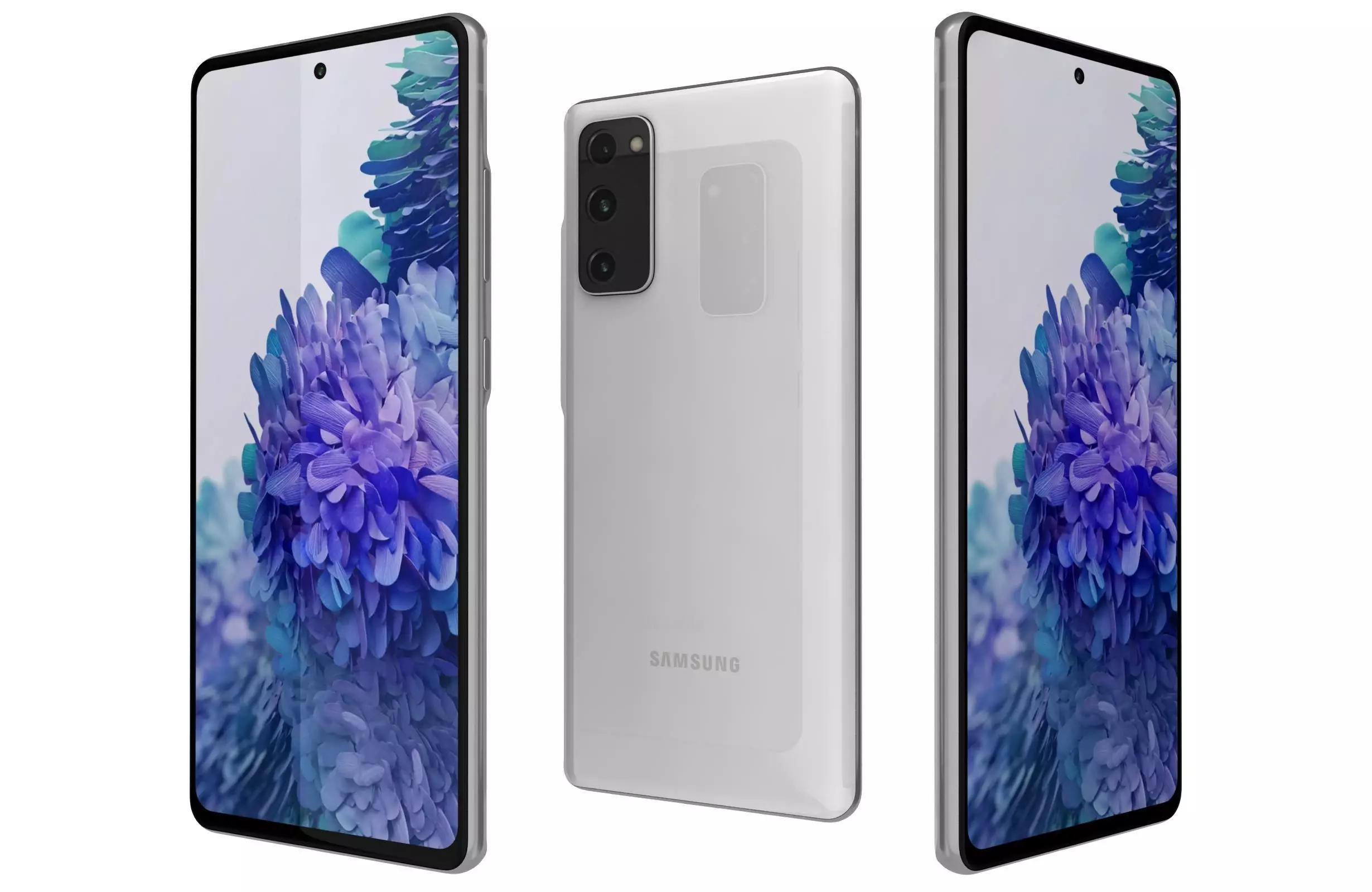 Samsung Galaxy S20 FE Cloud White 3D model_0