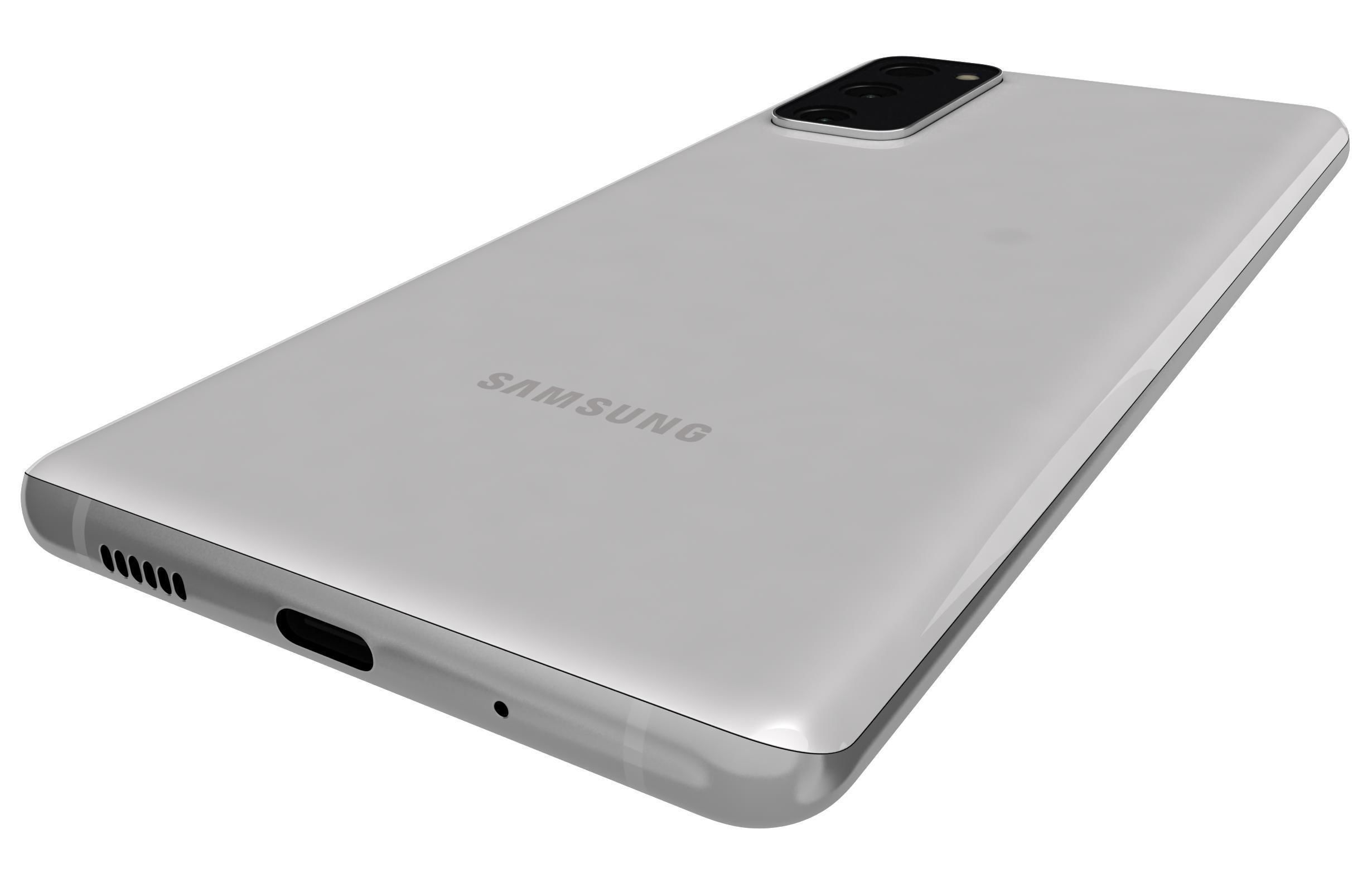 Samsung Galaxy S20 FE Cloud White 3D model_15