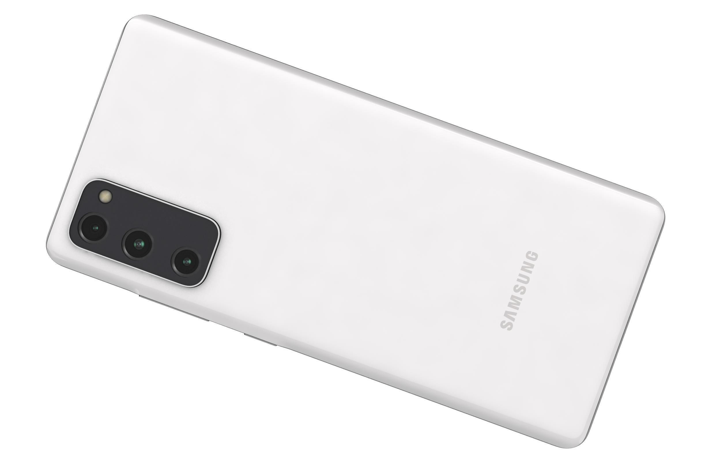Samsung Galaxy S20 FE Cloud White 3D model_11