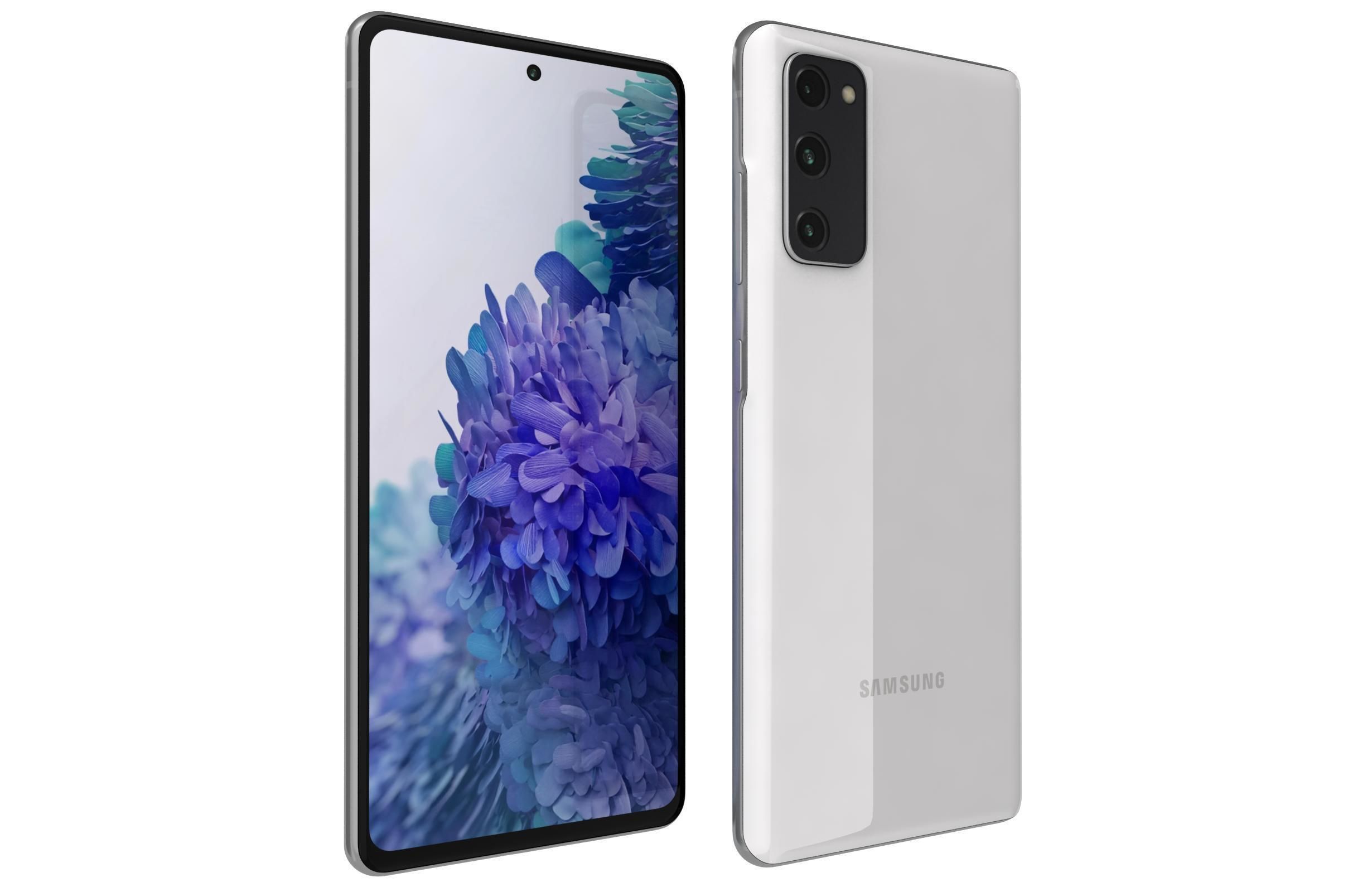 Samsung Galaxy S20 FE Cloud White 3D model_6