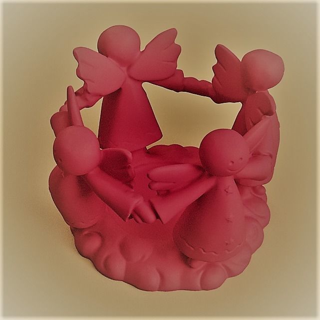 Les 4 anges  3D print model_8