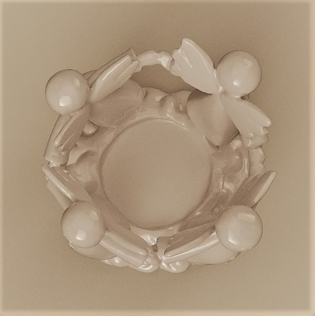 Les 4 anges  3D print model_4