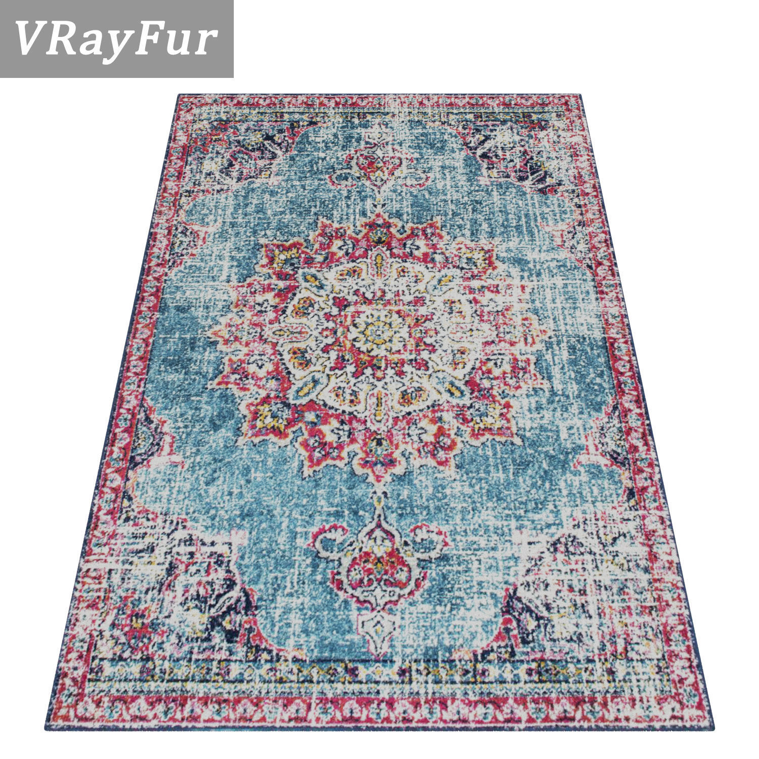 Rug Set 1638 3D model_2