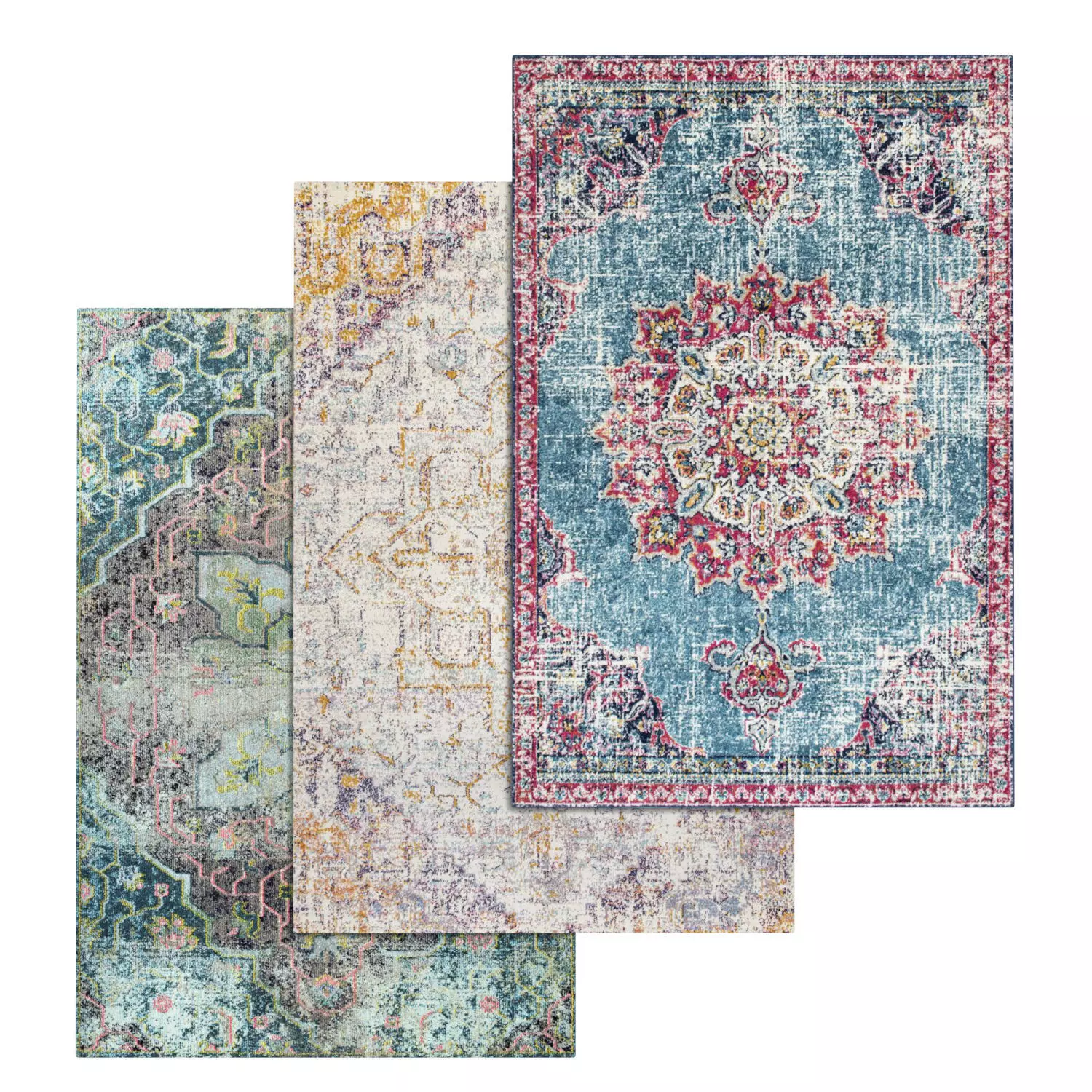 Rug Set 1638 3D model_0