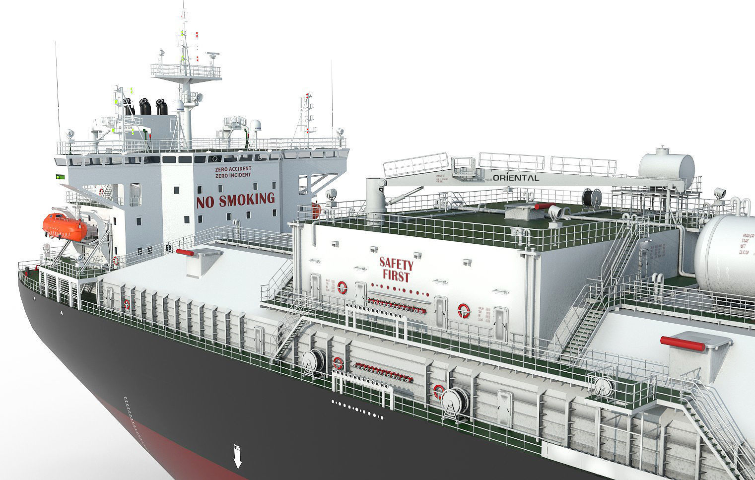 Tanker Black 3D model_2