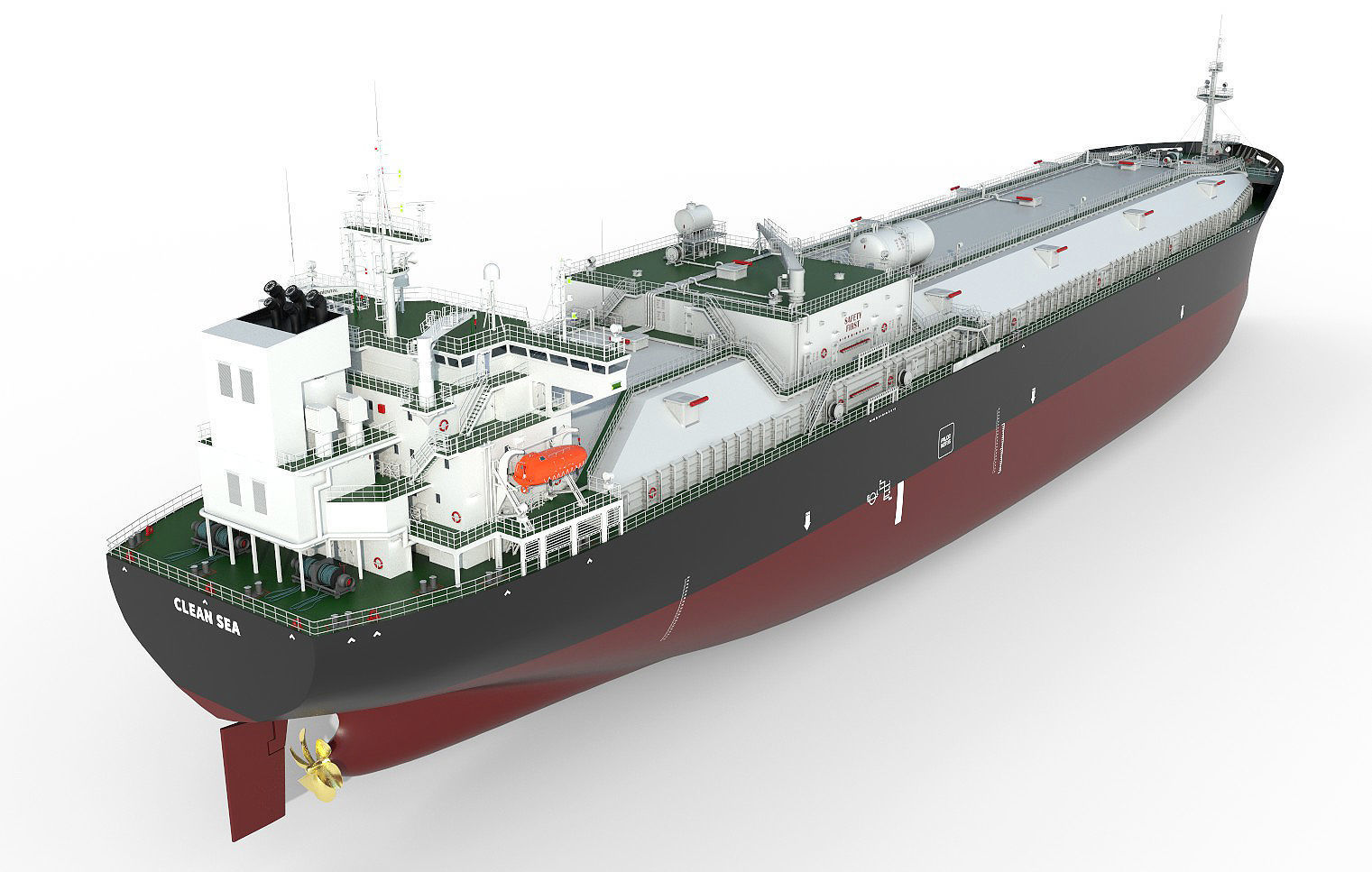 Tanker Black 3D model_5