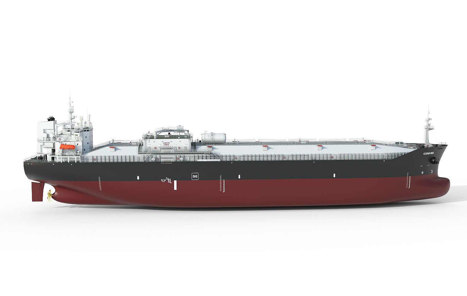 Tanker Black 3D model_1