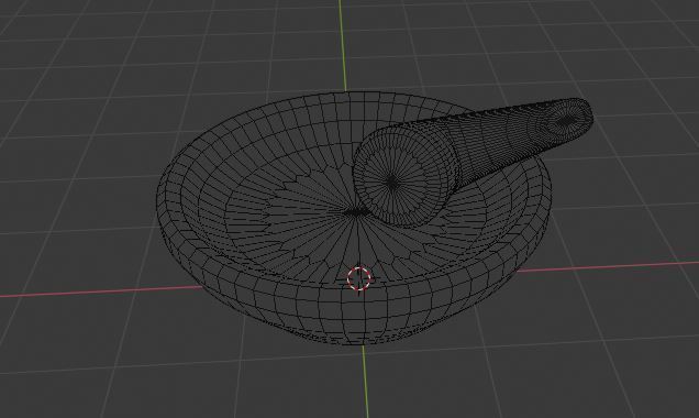 3D Models Cobek or Mortar and Pestle 3D model_2