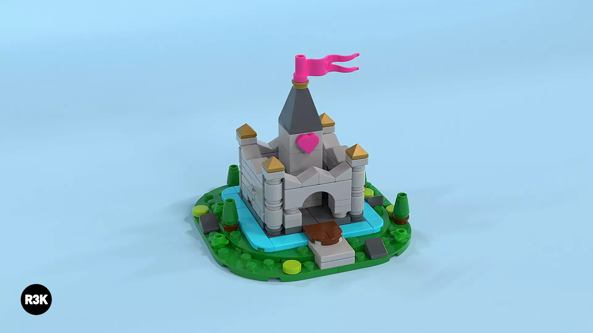 LEGO Micro Fairy Tale Castle 3D model_0