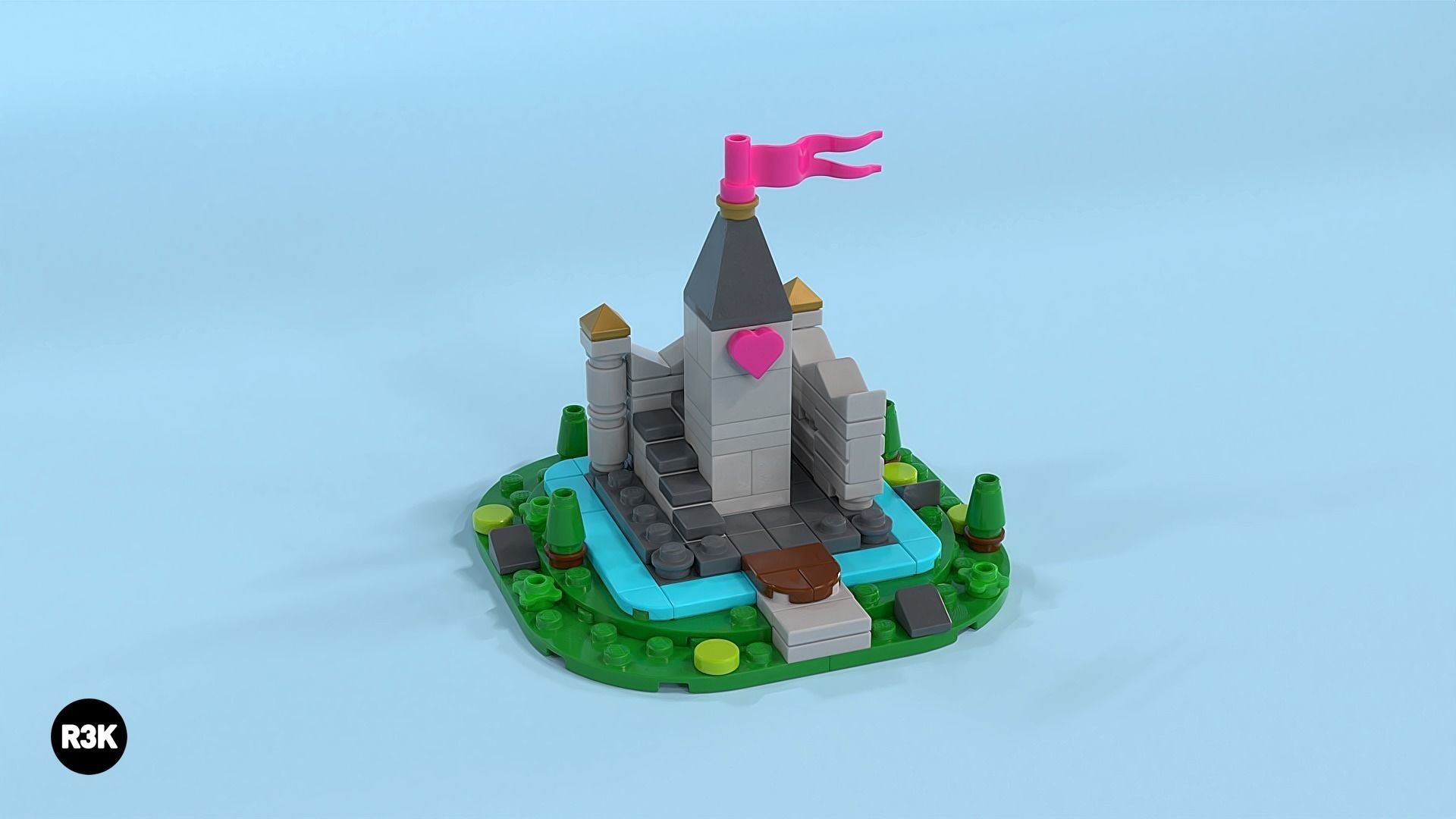 LEGO Micro Fairy Tale Castle 3D model_1
