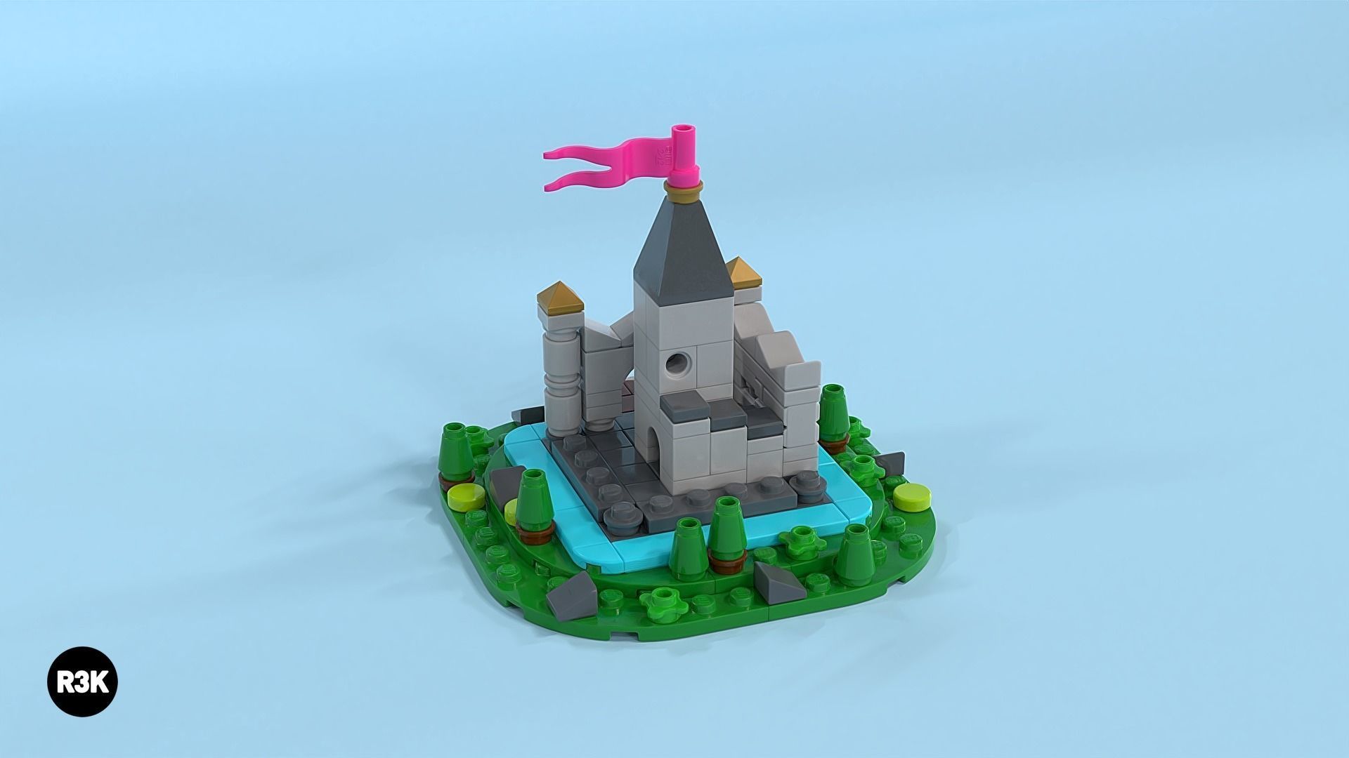 LEGO Micro Fairy Tale Castle 3D model_3