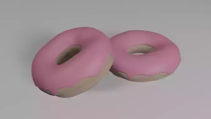 Plain Pink Donut