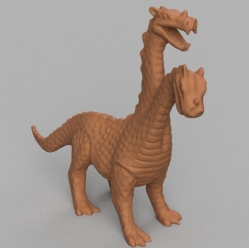 dragon a 2 tete  3D print model