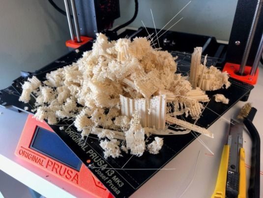 Human skull 3D print model_5