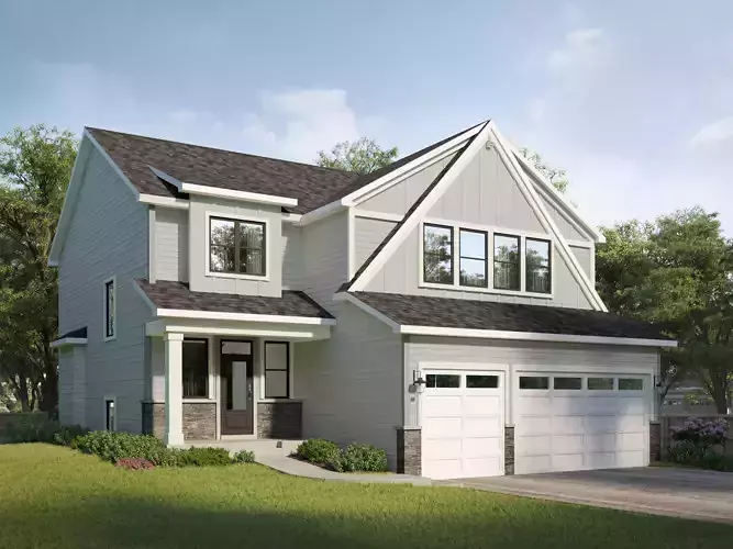 Architectural Exterior 3D visualization