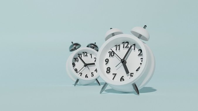 Alarm Clock 3D model Free 3D model