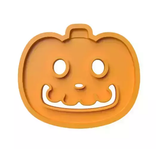 Cookie cutter Animal Crossing Pumpkin