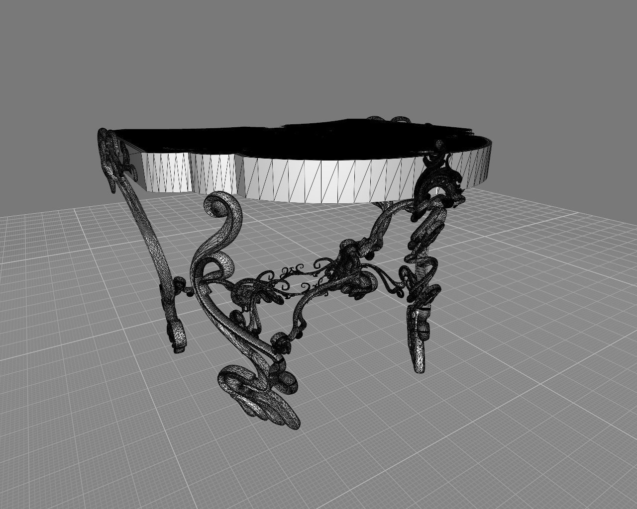 Msk - Table fin2 3D model_2