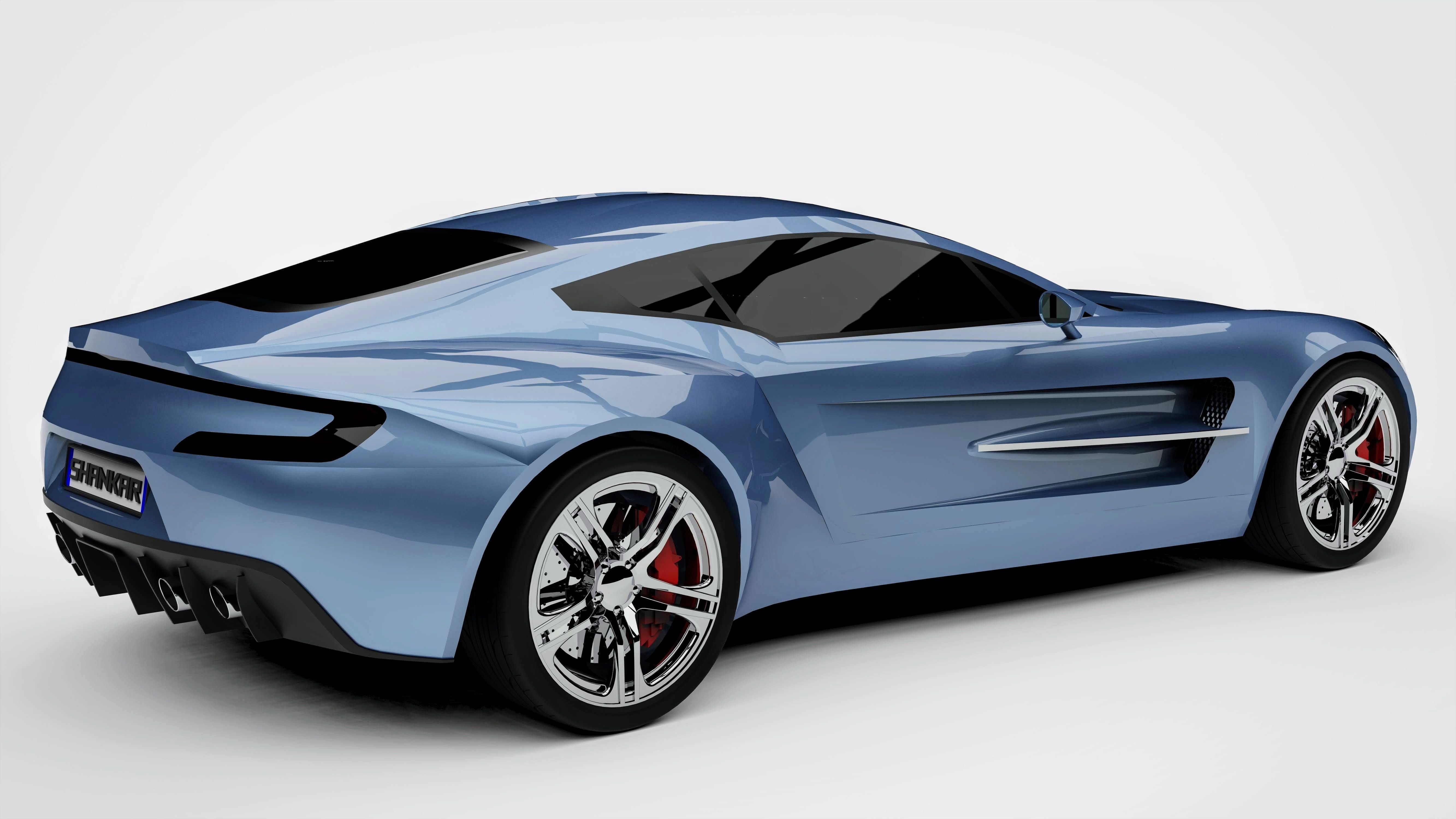 Aston Martin One-77 3D model_4
